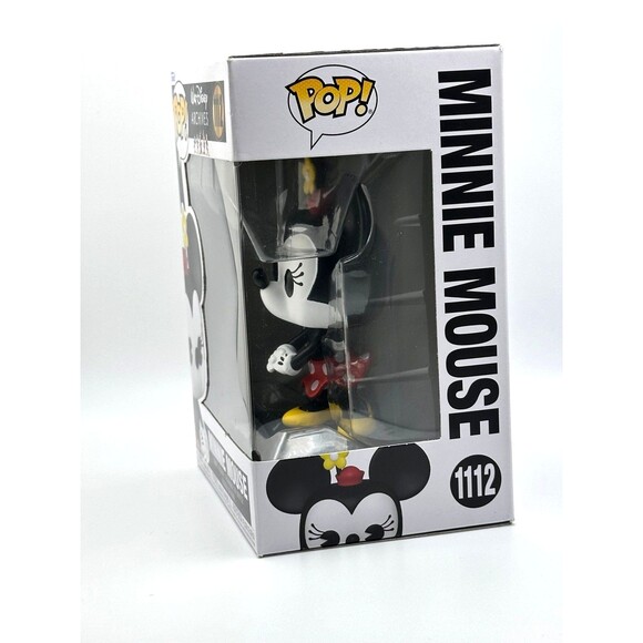 Funko Pop! Minnie Mouse 1112 Walt Disney Archives Black And White Classic Figure - Picture 2 of 6